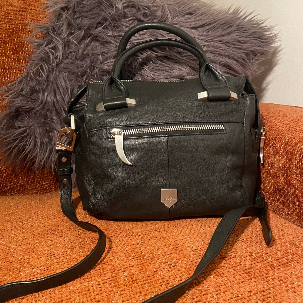 ROMYGOLD | Black Leather Handbag